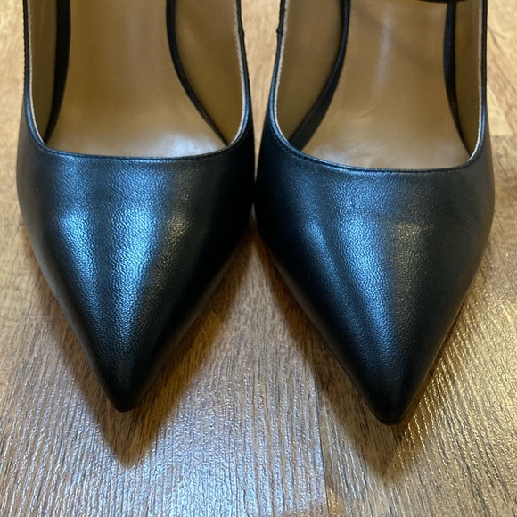 TONY BIANCO Gallery Heels in Black Nappa - Ankle Strap Leather Pumps - Picture 10 of 16